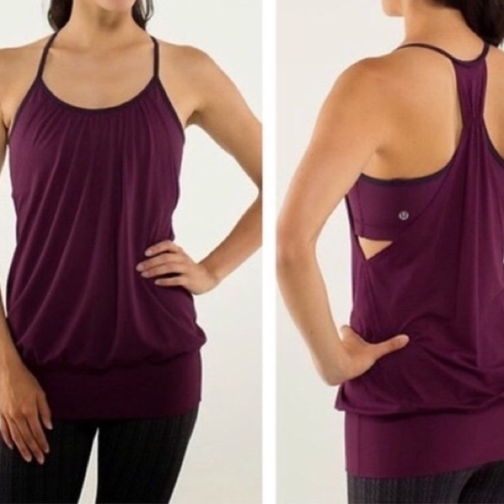 lululemon tank with built in bra